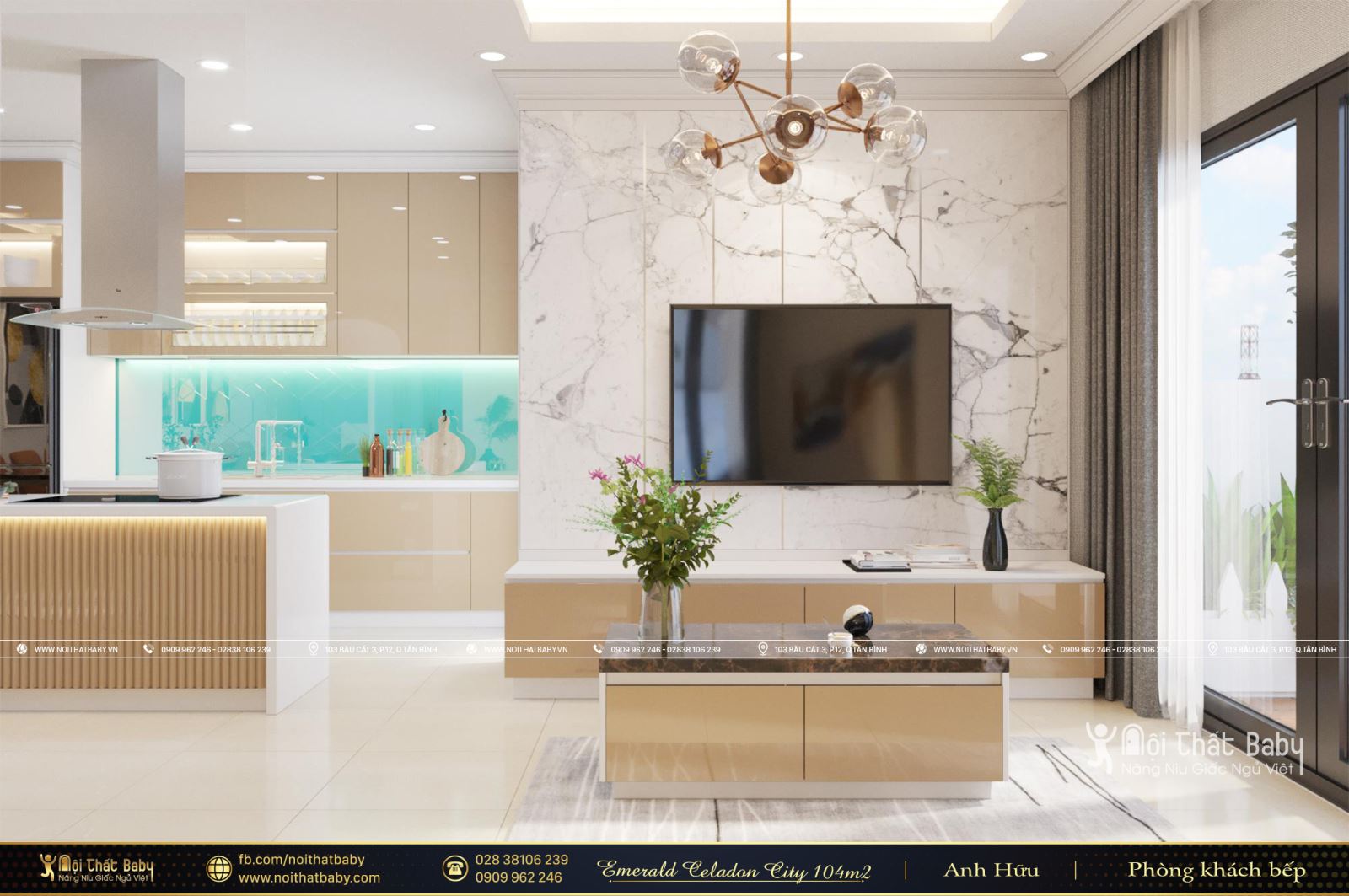  Tổng hợp các mẫu thiết kế nội thất Chung cư Emerald Celadon City